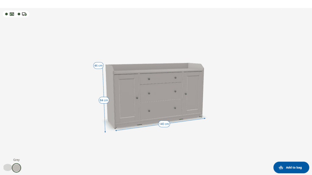 IKEA 3D product configuration