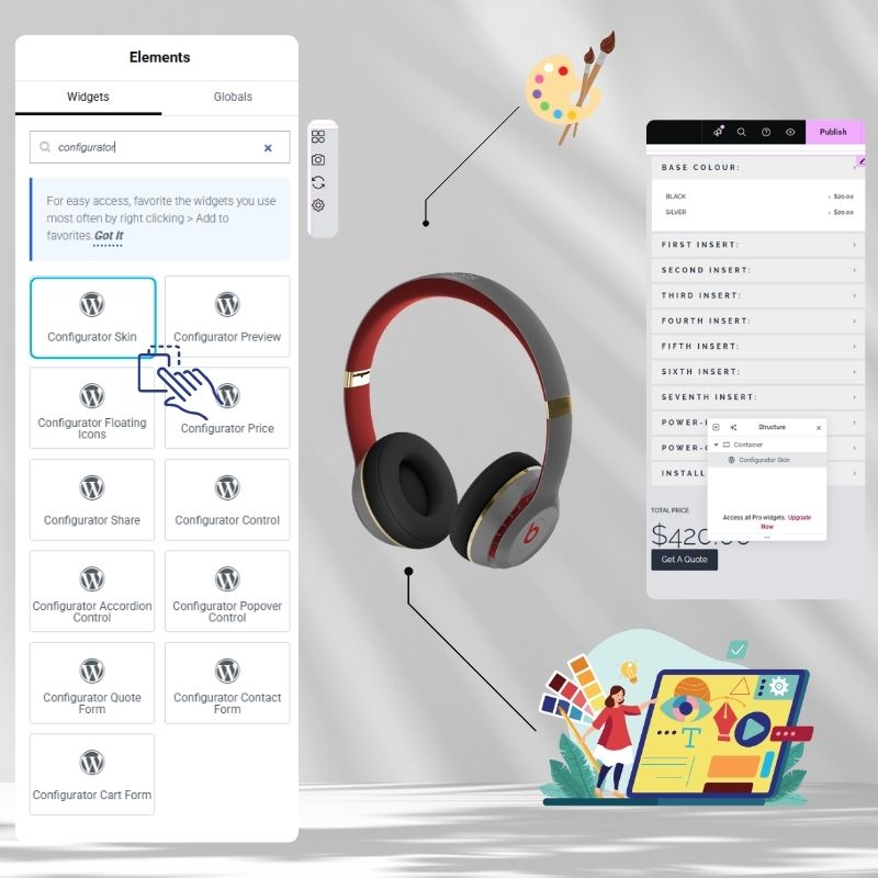 Shortcodes for Elementor​