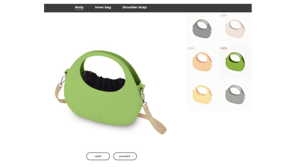 O Bag: Bag 3D Configurator​