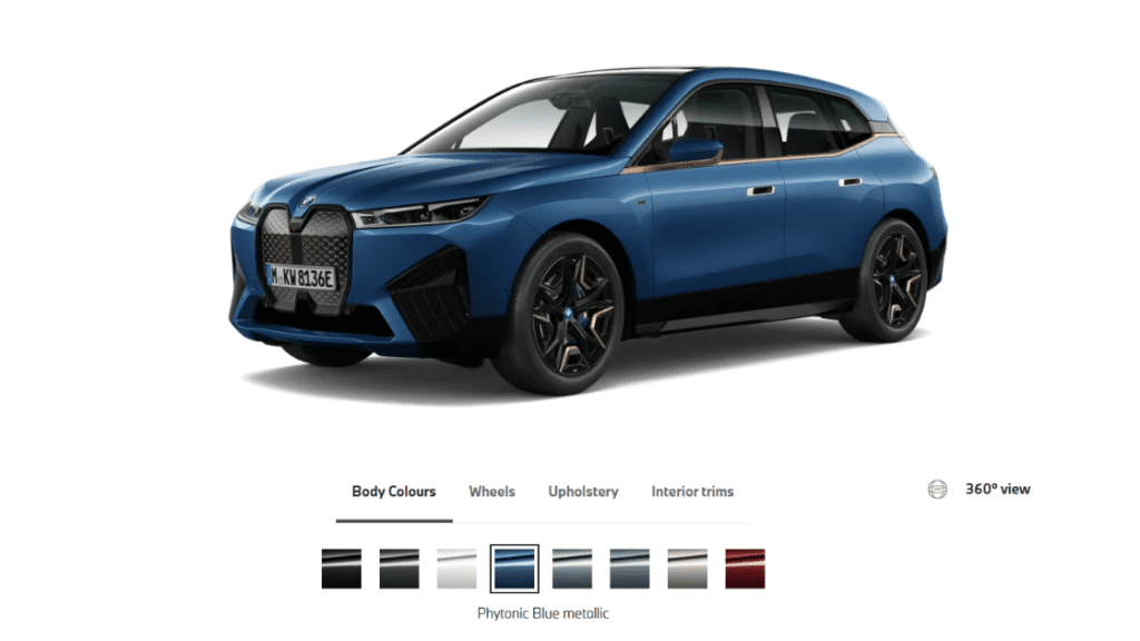 BMW’s car configurator