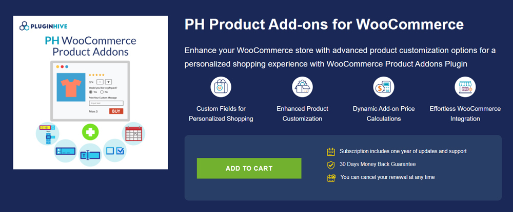 PH Product Add-ons for WooCommerce