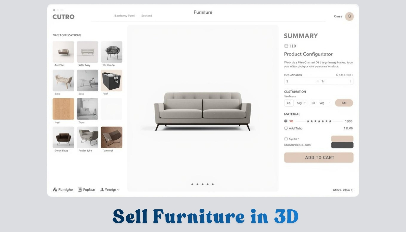 The Role of a Visual 3D Product Configurator in Modern Furniture eCommerce Sales