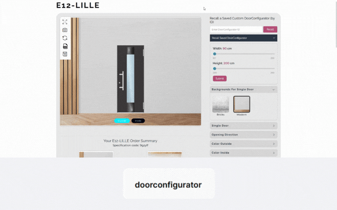 Custom-Project-Door-Configurator