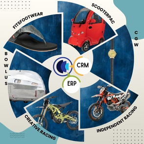 CRM/ERP via connectors or custom projects