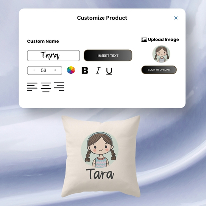 Custom Text / Image Upload