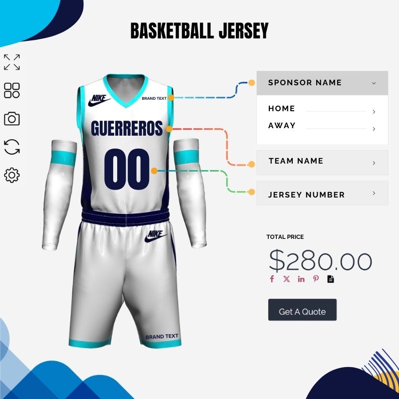 Check basketball jersey demo 