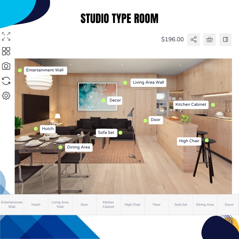 Check studio type room demo