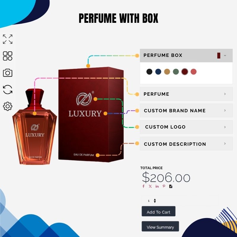 Check perfume with box demo